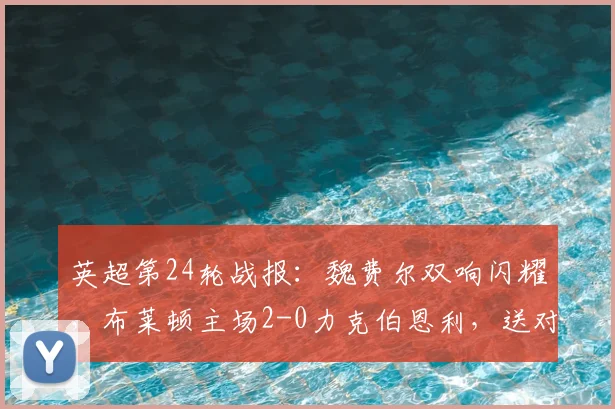 英超第24轮战报:魏费尔双响闪耀,布莱顿主场2-0力克伯恩利,送对手深陷降级区